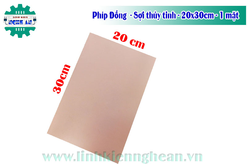 Phíp Đồng - Sợi Thủy Tinh - 20x30cm - 1 mặt