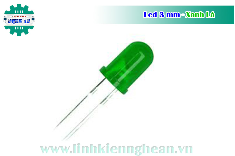 Led 3mm - Xanh lá