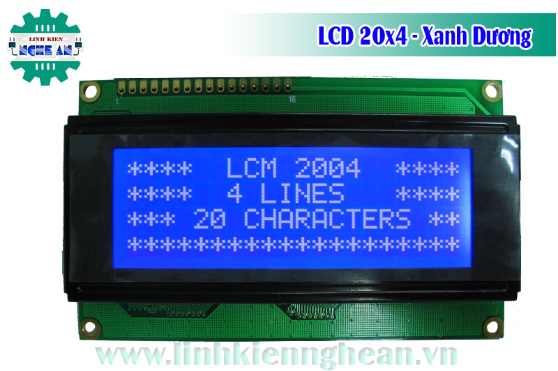 LCD 20x4  - Xanh Dương