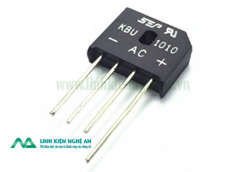 Diode Cầu 10A Dẹt KBU1010