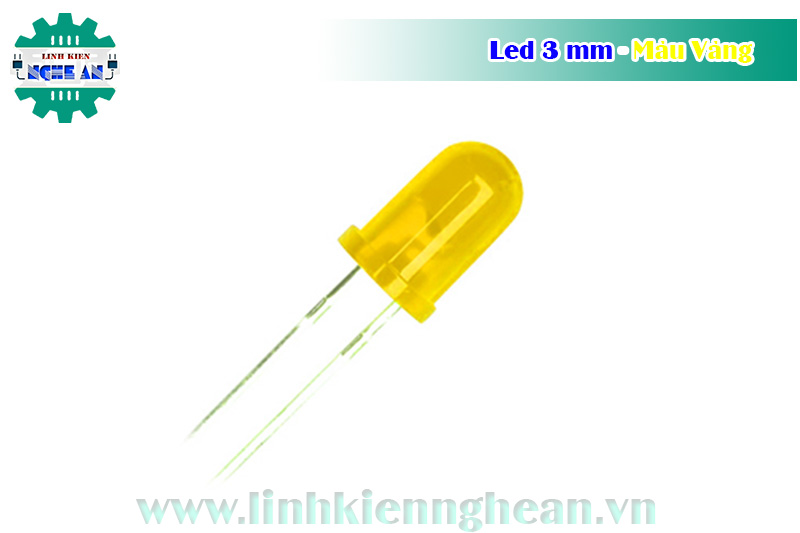 Led 3mm - Màu Vàng 